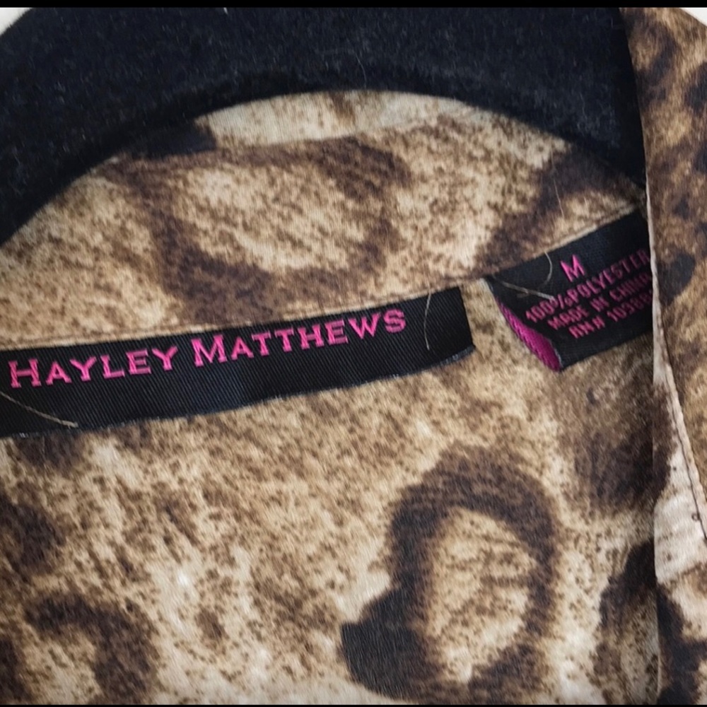 Leopard Print Blouse - image 2